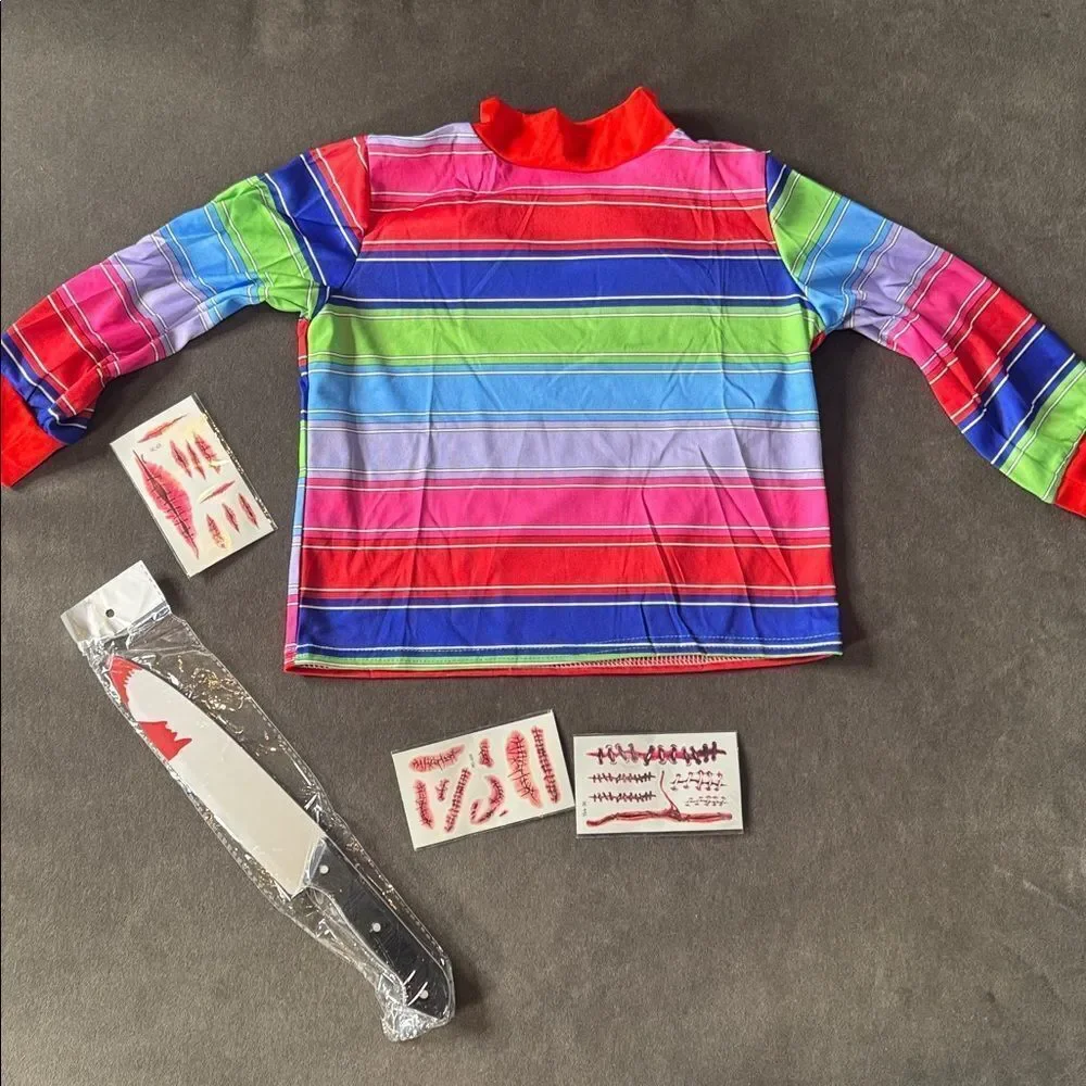 Kids Unisex Chucky Child’s Play Halloween Costume Size S 3/4 years NEW